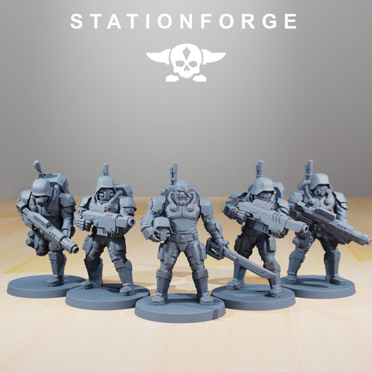 Garde nationale - Infanterie - Station Forge