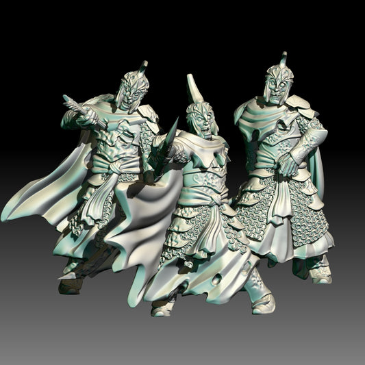 3x Zombie Elves - KzK Minis