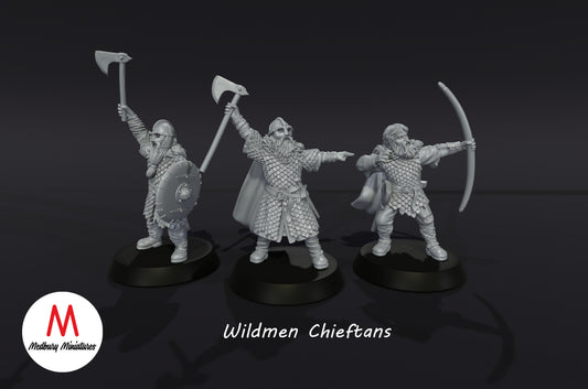 Wildmen Chieftains - Medbury Miniatures