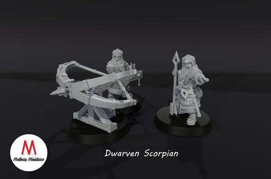 Zwergen-Skorpion-Balliste - Medbury Miniatures