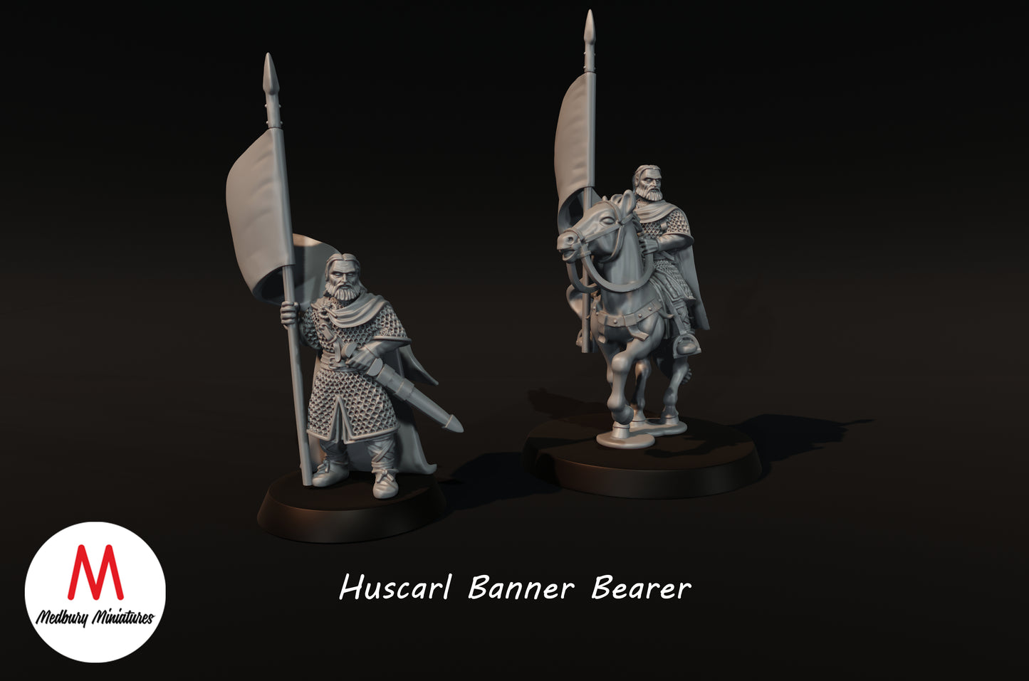 Porte-étendard Hengstland Huscarl - Medbury Miniatures