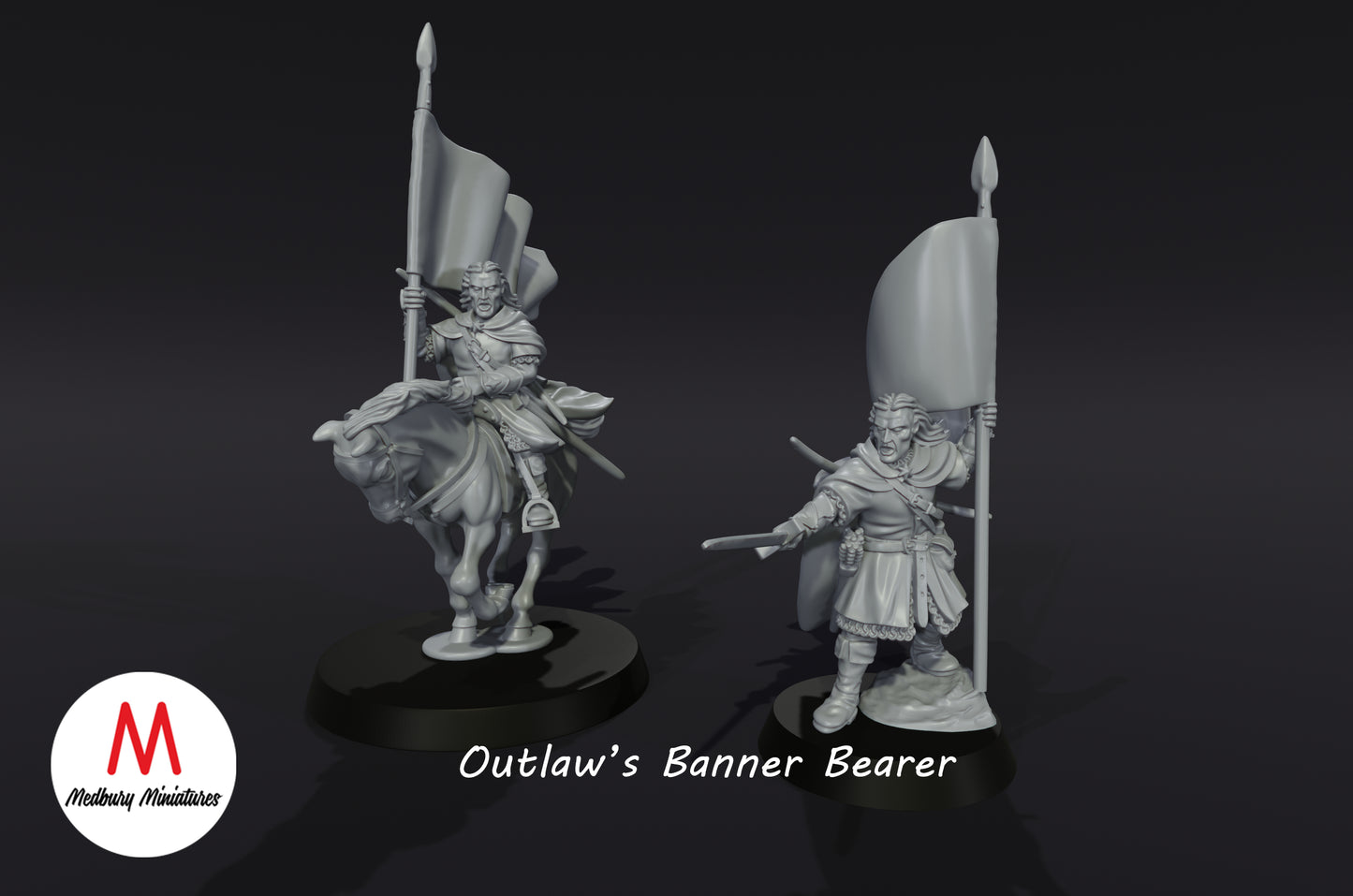 Bannerträger der Outlaws - Medbury Miniatures