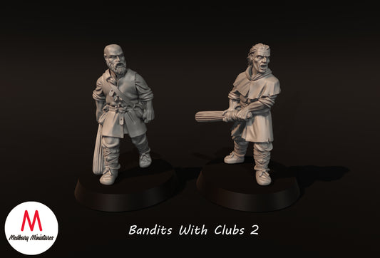 Bandits With Clubs 2 - Medbury Miniatures