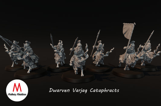 Dwarven Cataphracts - Medbury Miniatures