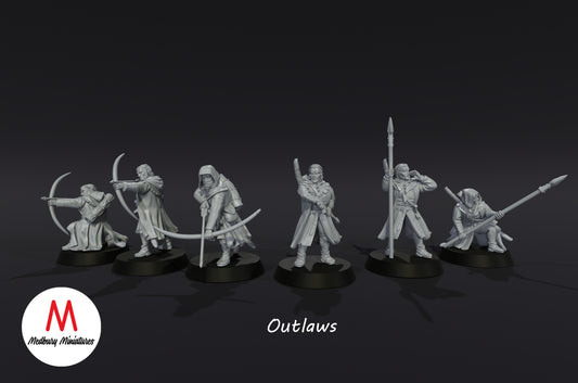 Outlaws - Medbury Miniatures