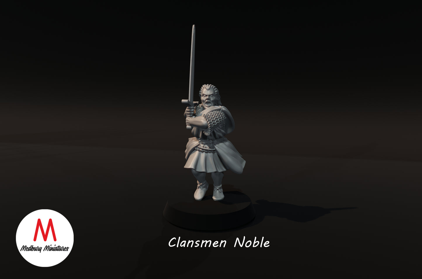 Clansmen Leader - Medbury Miniatures