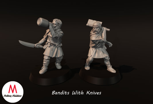 Bandits With Knives - Medbury Miniatures