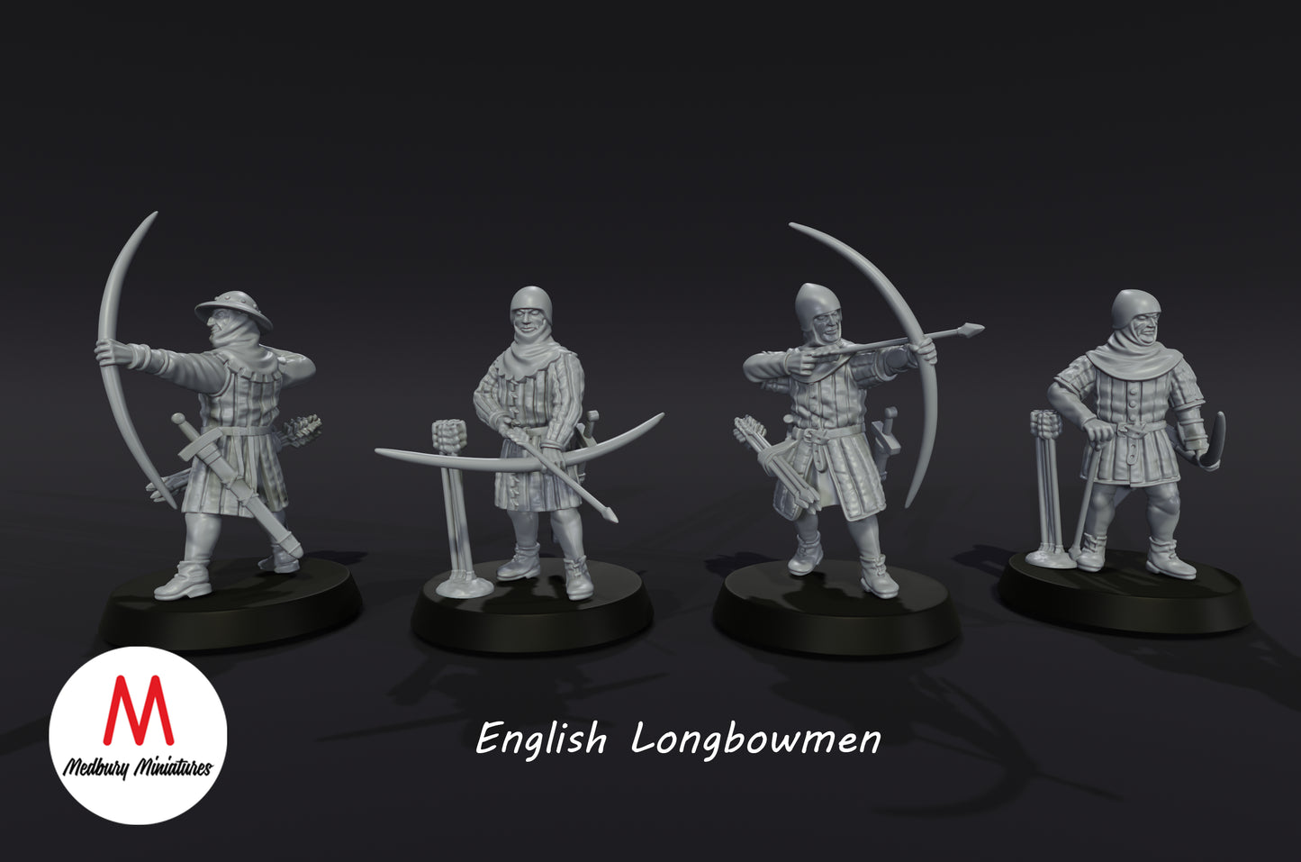 Archers longs anglais 1 - Medbury Miniatures