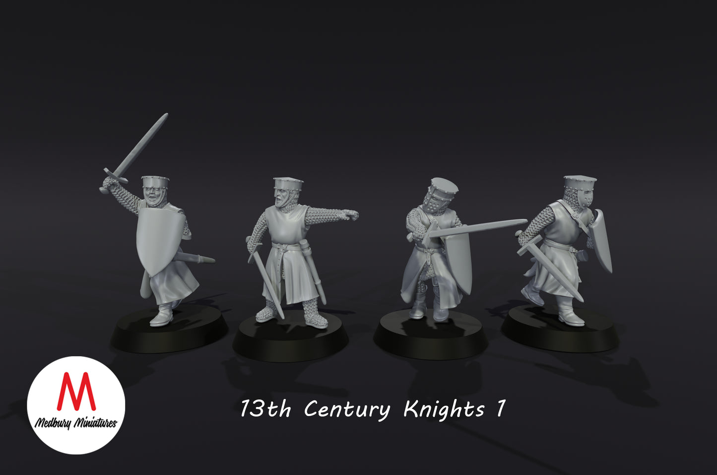 13th Century Knights 1 - Medbury Miniatures