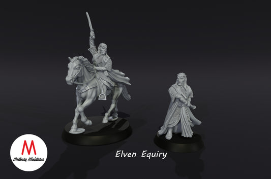 Elven Equiry - Medbury Miniatures