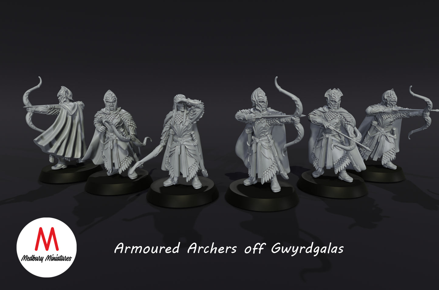 Archers en armure de Gwyrdgalas - Medbury Miniatures