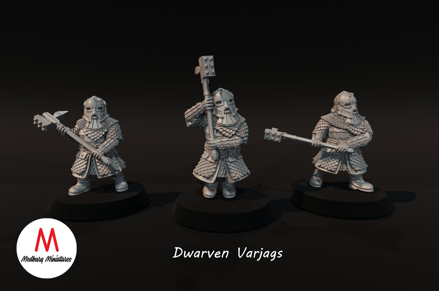 Varjags nains - Miniatures de Medbury