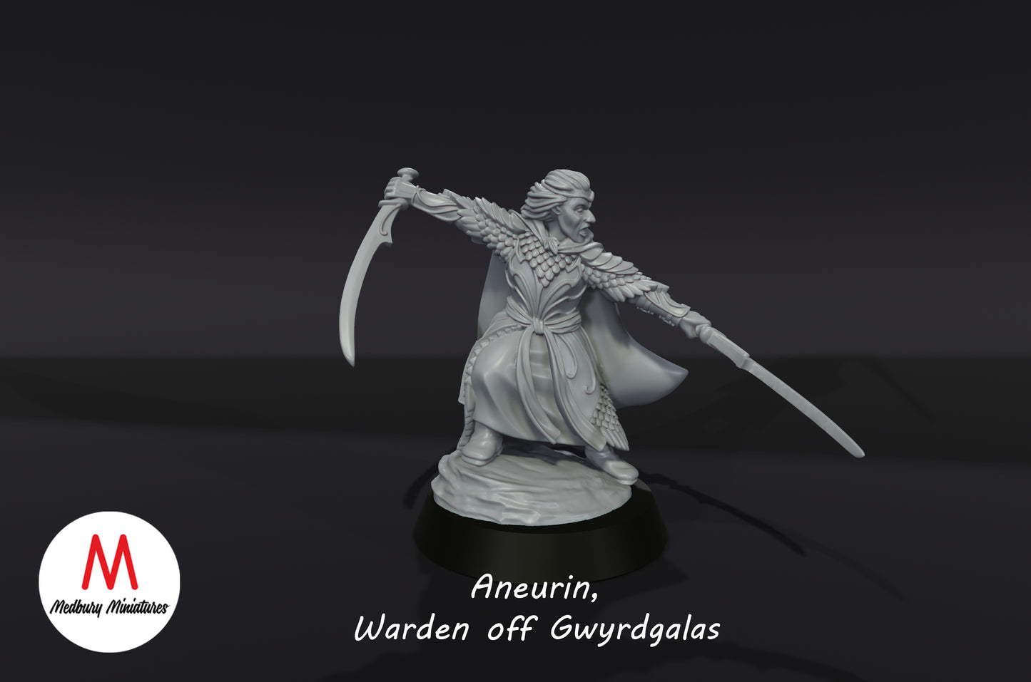 Aneurin, Warden of Gwyrdgalas - Medbury Miniatures