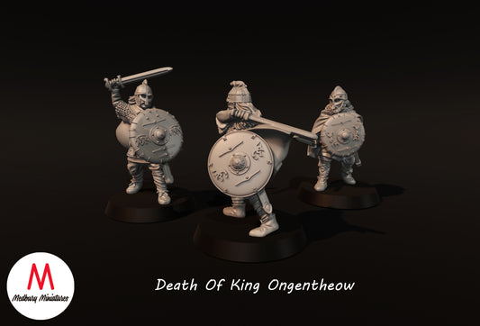 La mort du roi Ongentheow - Medbury Miniatures