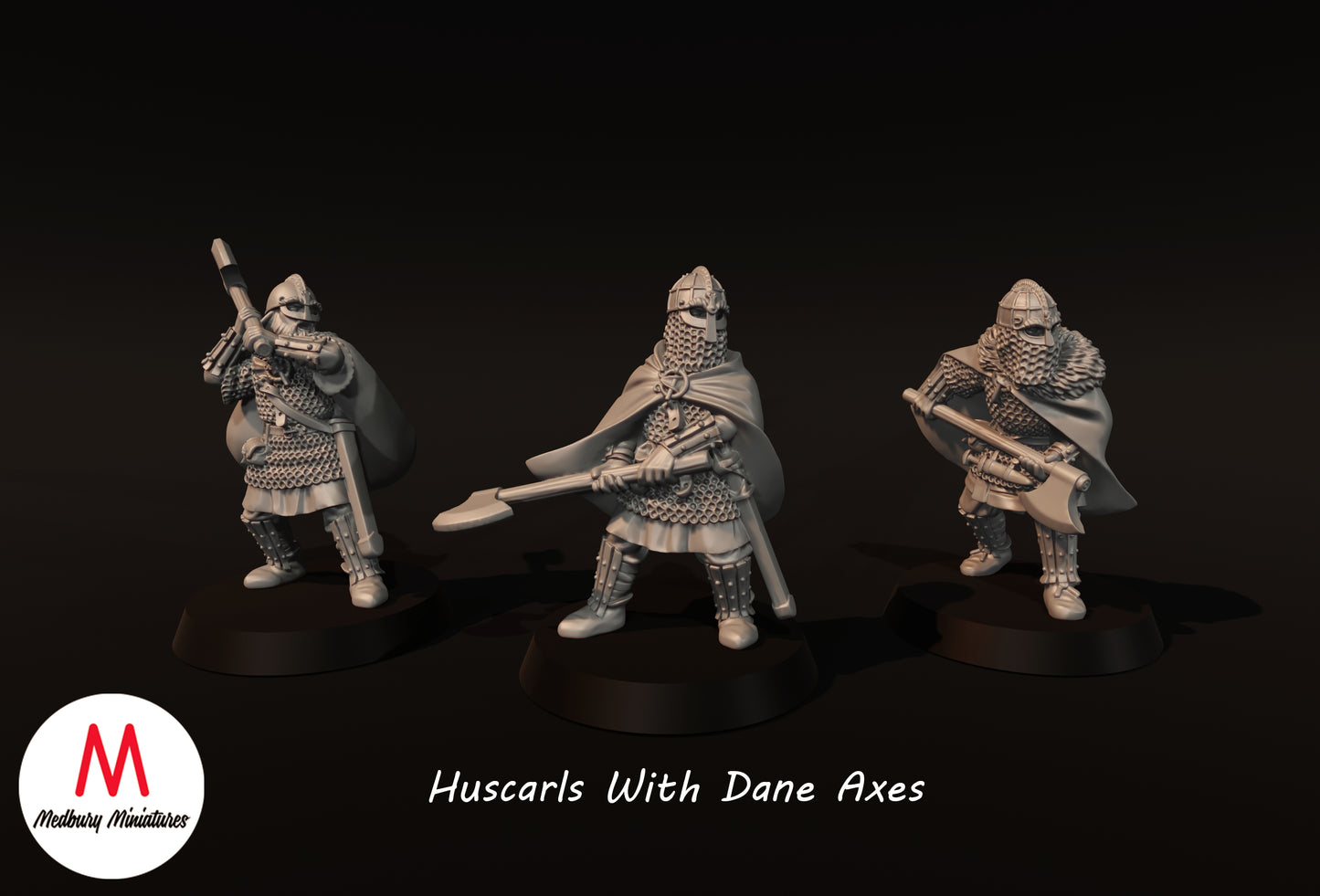 Huscarls mit Dänenaxt - Medbury Miniatures