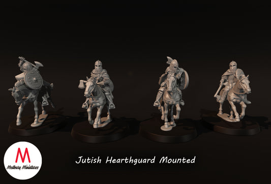 Jutish Hearthguard Mounted - Medbury Miniatures