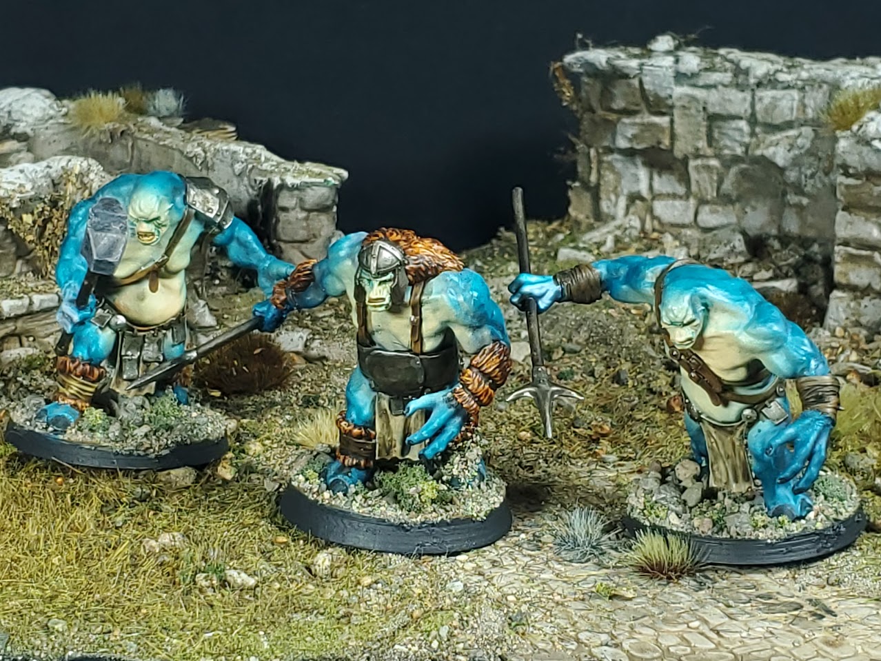 3 Trolle aus dem Fell Kingdom - Medbury Miniatures