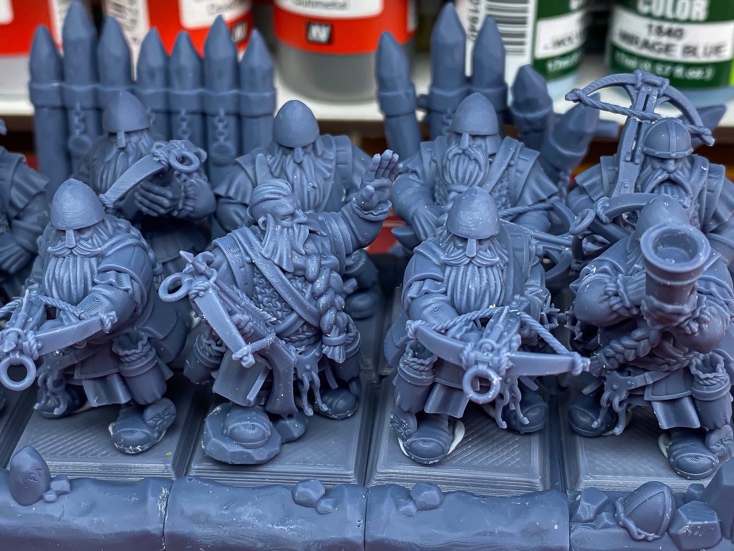 Dwarf Crossbowmen Unit - Highlands Miniatures