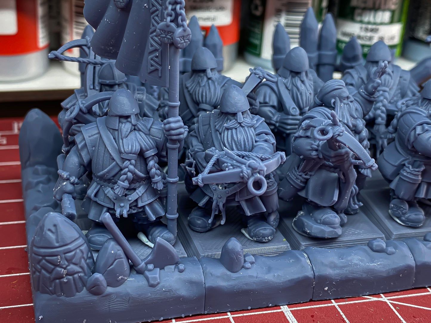 Dwarf Crossbowmen Unit - Highlands Miniatures