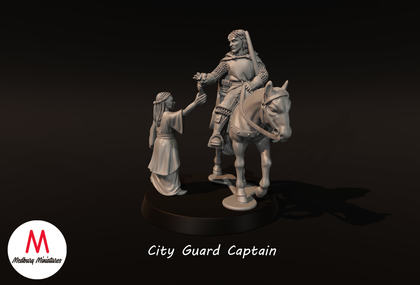 Capitaine de la garde de la ville - Medbury Miniatures