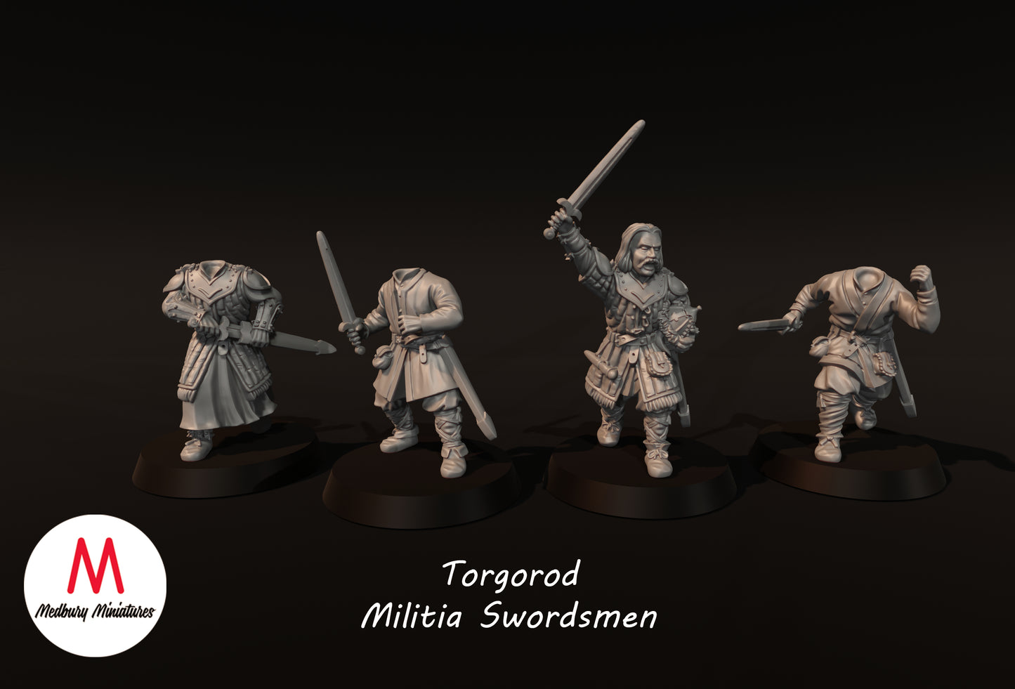 Torgorod Militia Swordsmen - Medbury Miniatures