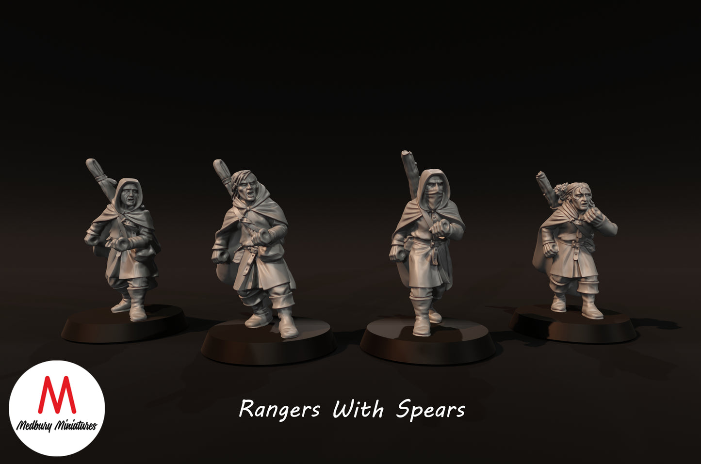 Rangers With Spears - Medbury Miniatures