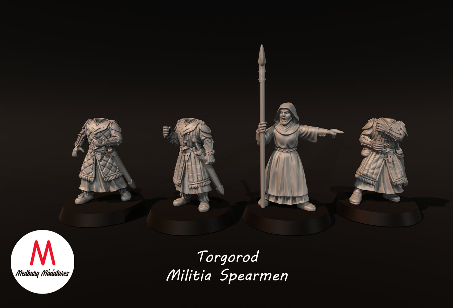 Speerkämpfer der Torgorod-Miliz - Medbury Miniatures