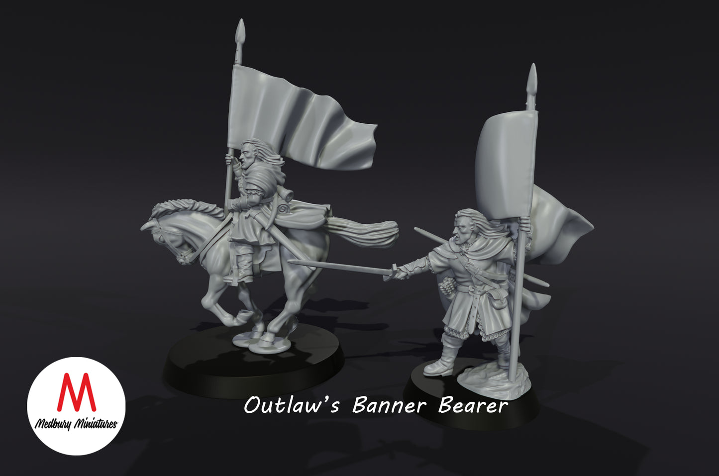 Bannerträger der Outlaws - Medbury Miniatures