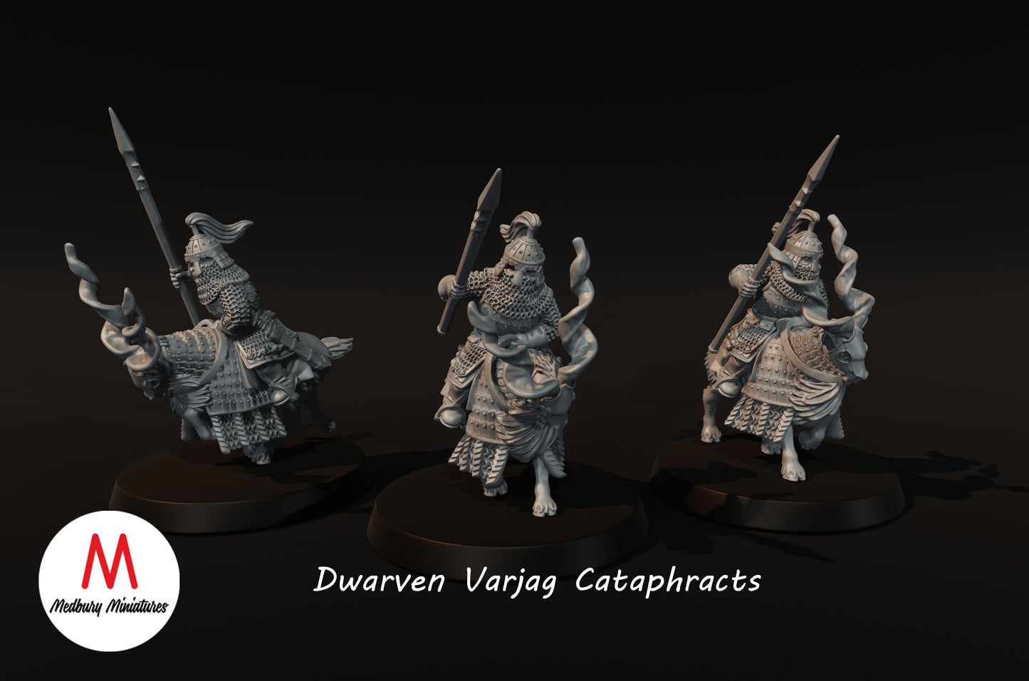 Dwarven Cataphracts - Medbury Miniatures