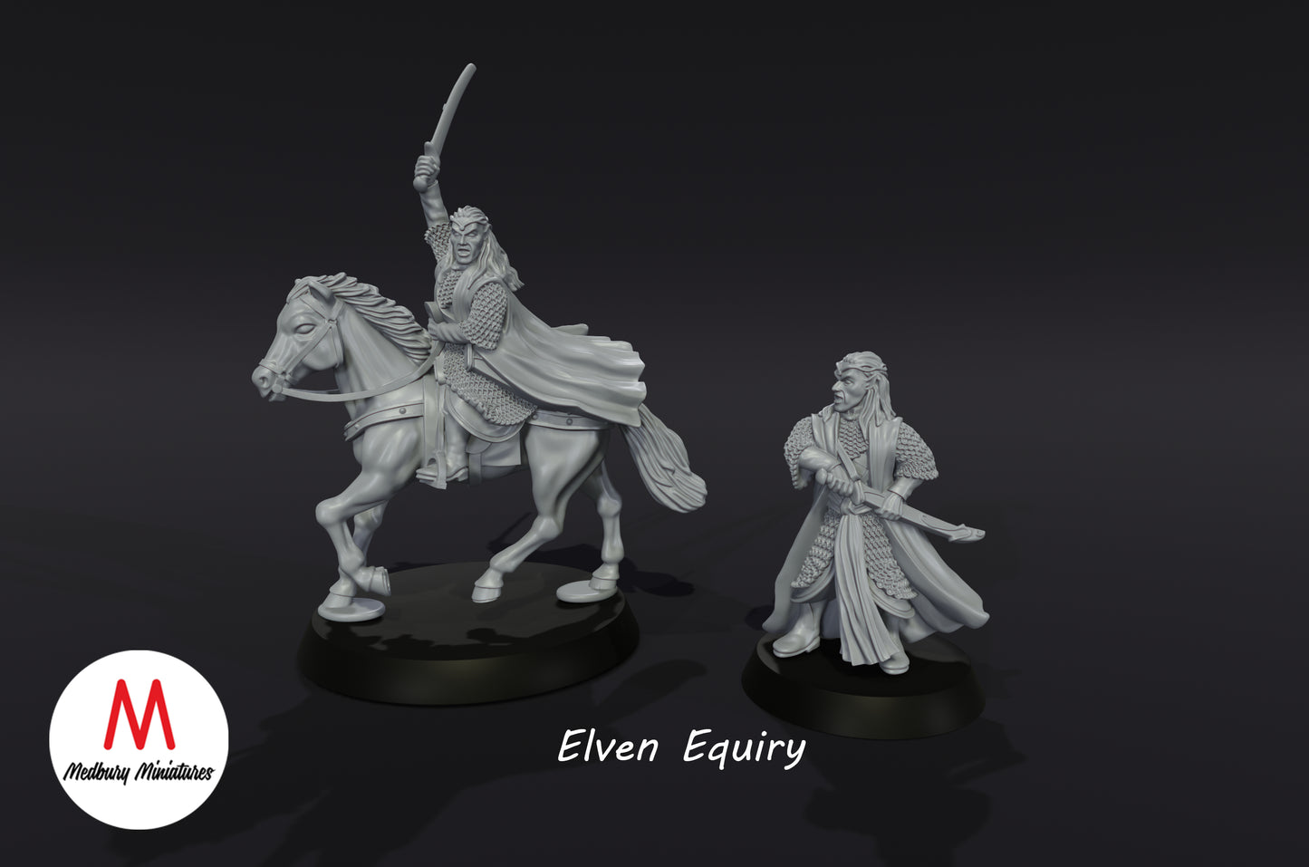 Elven Equiry - Medbury Miniatures