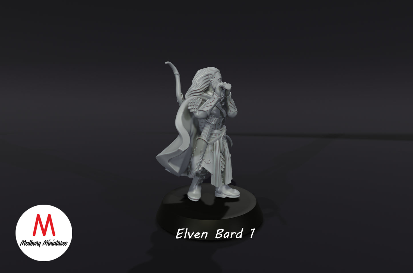 Elven Bard 1 - Medbury Miniatures