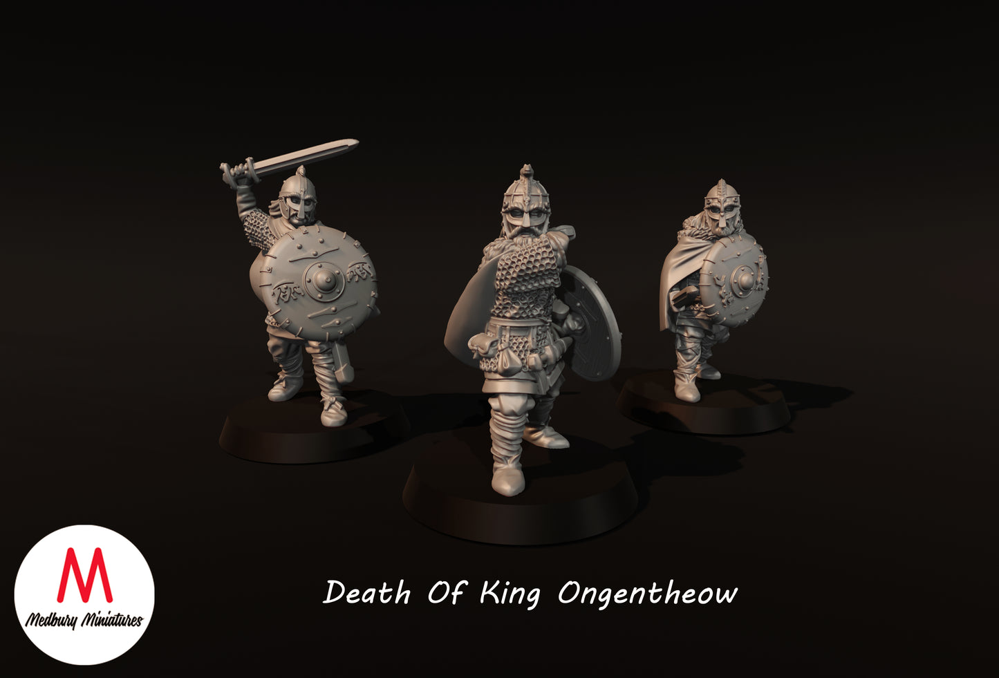 Tod von König Ongentheow - Medbury Miniatures