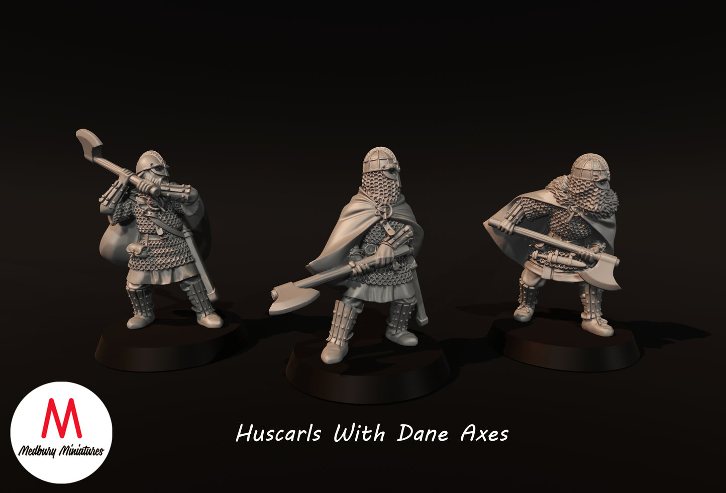 Huscarls mit Dänenaxt - Medbury Miniatures