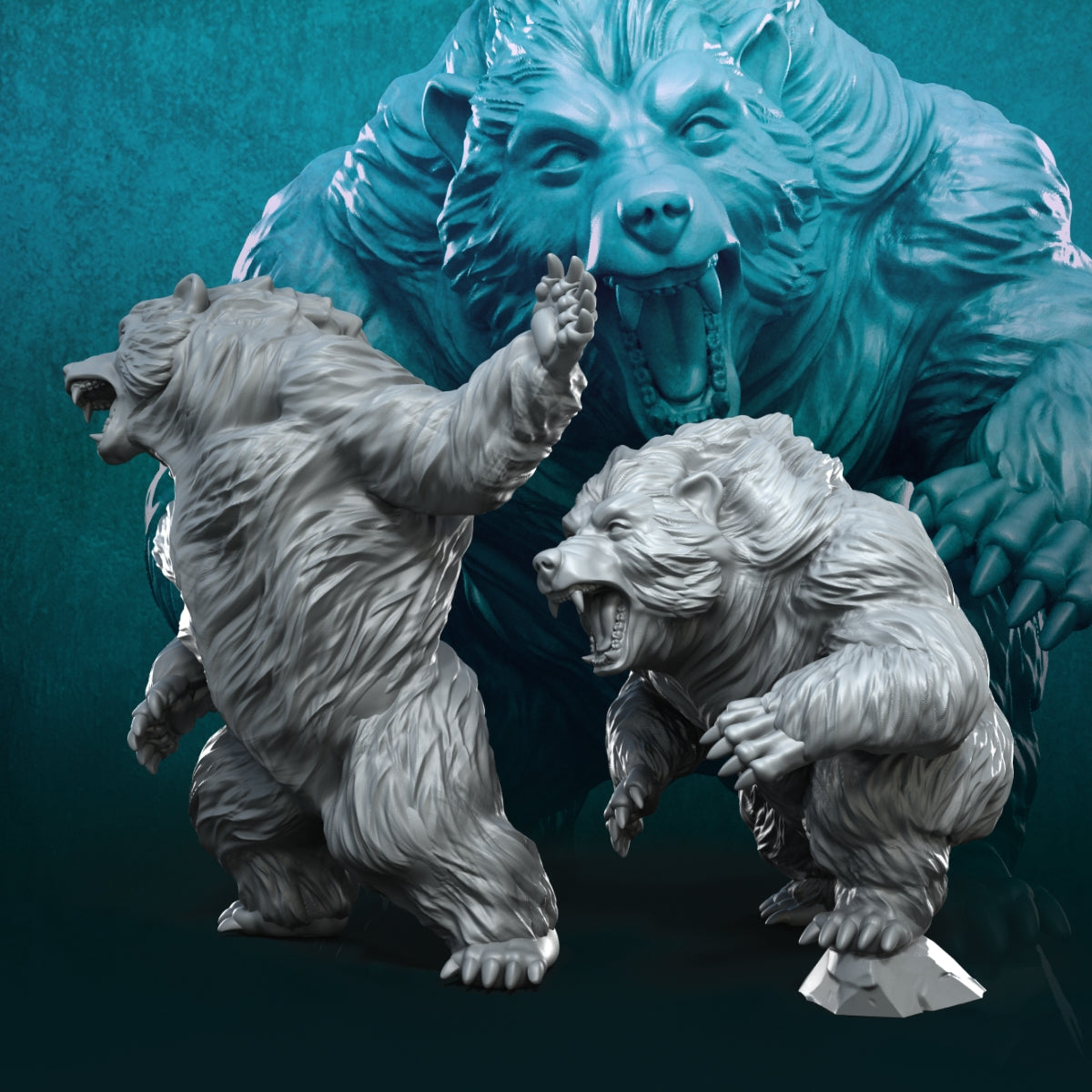 2x Giant Bears - Davale Games