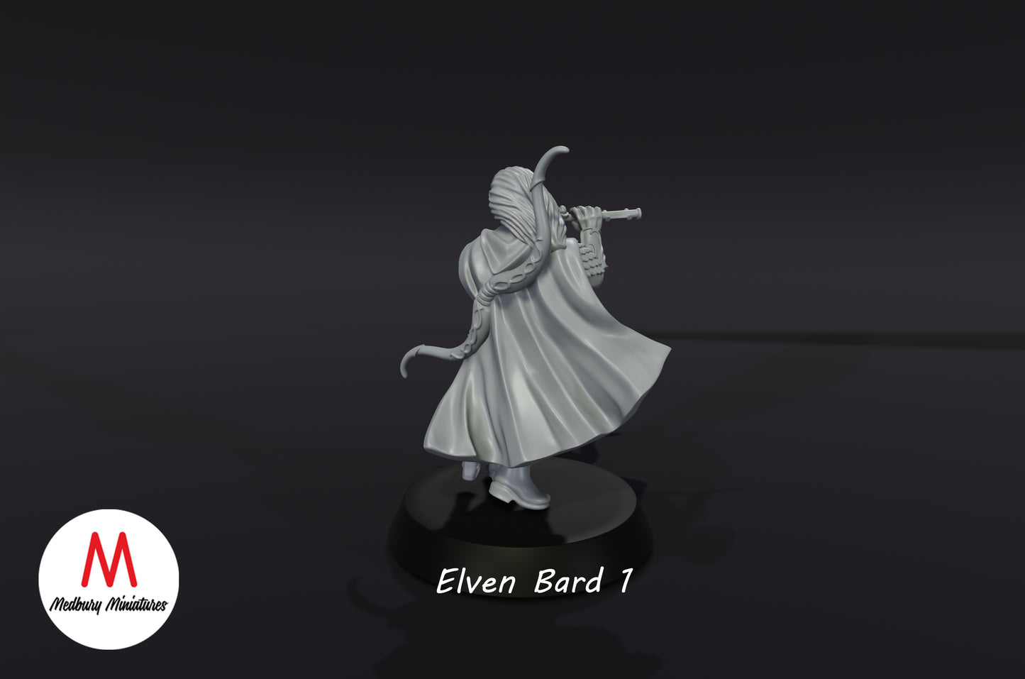 Elven Bard 1 - Medbury Miniatures