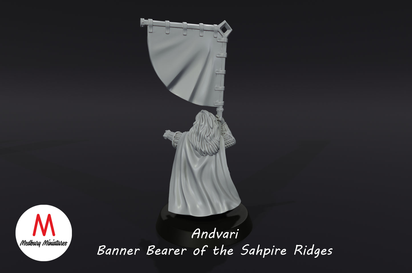 Andvari, Bannerträger der Saphirgebirge - Medbury Miniatures