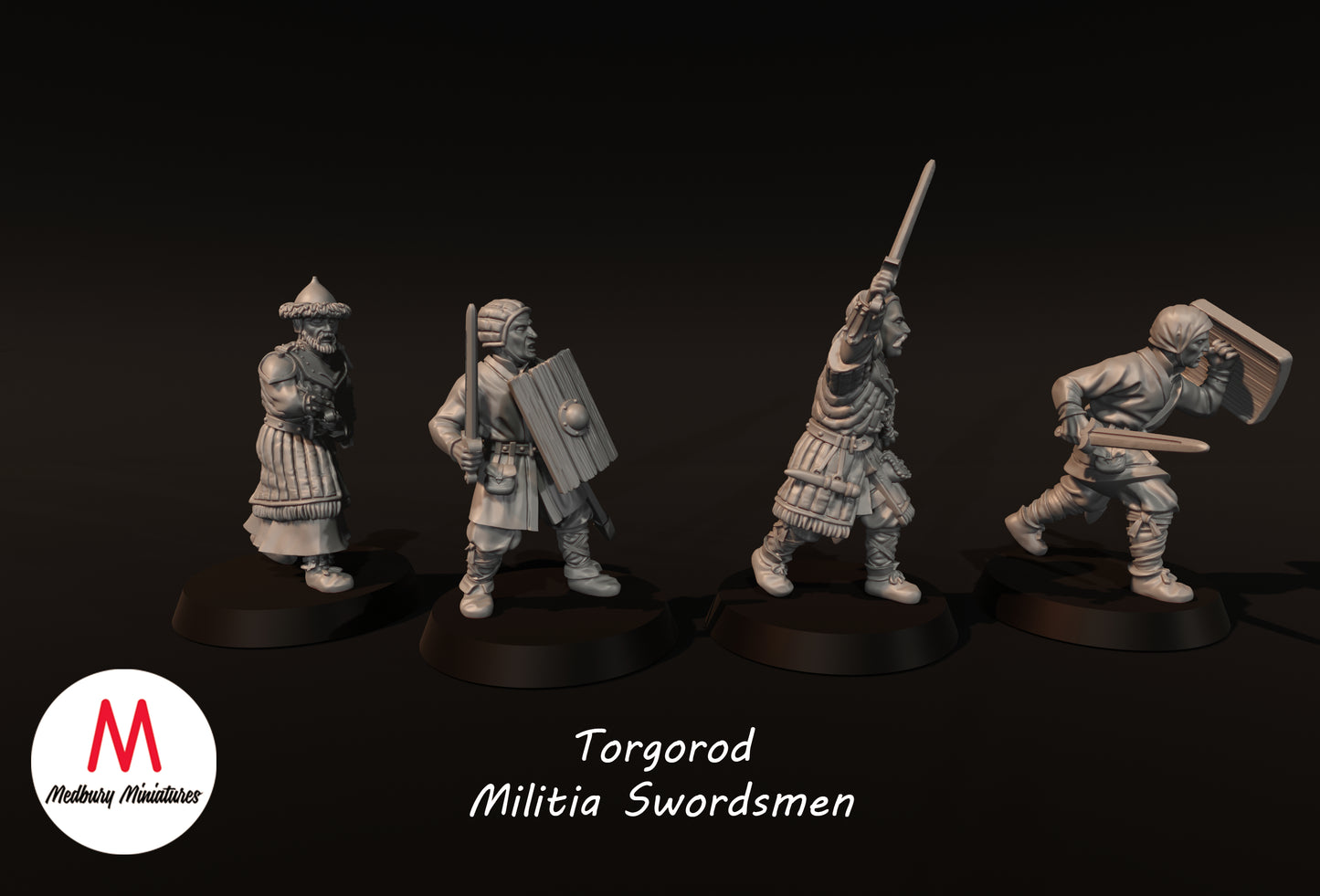 Torgorod Militia Swordsmen - Medbury Miniatures