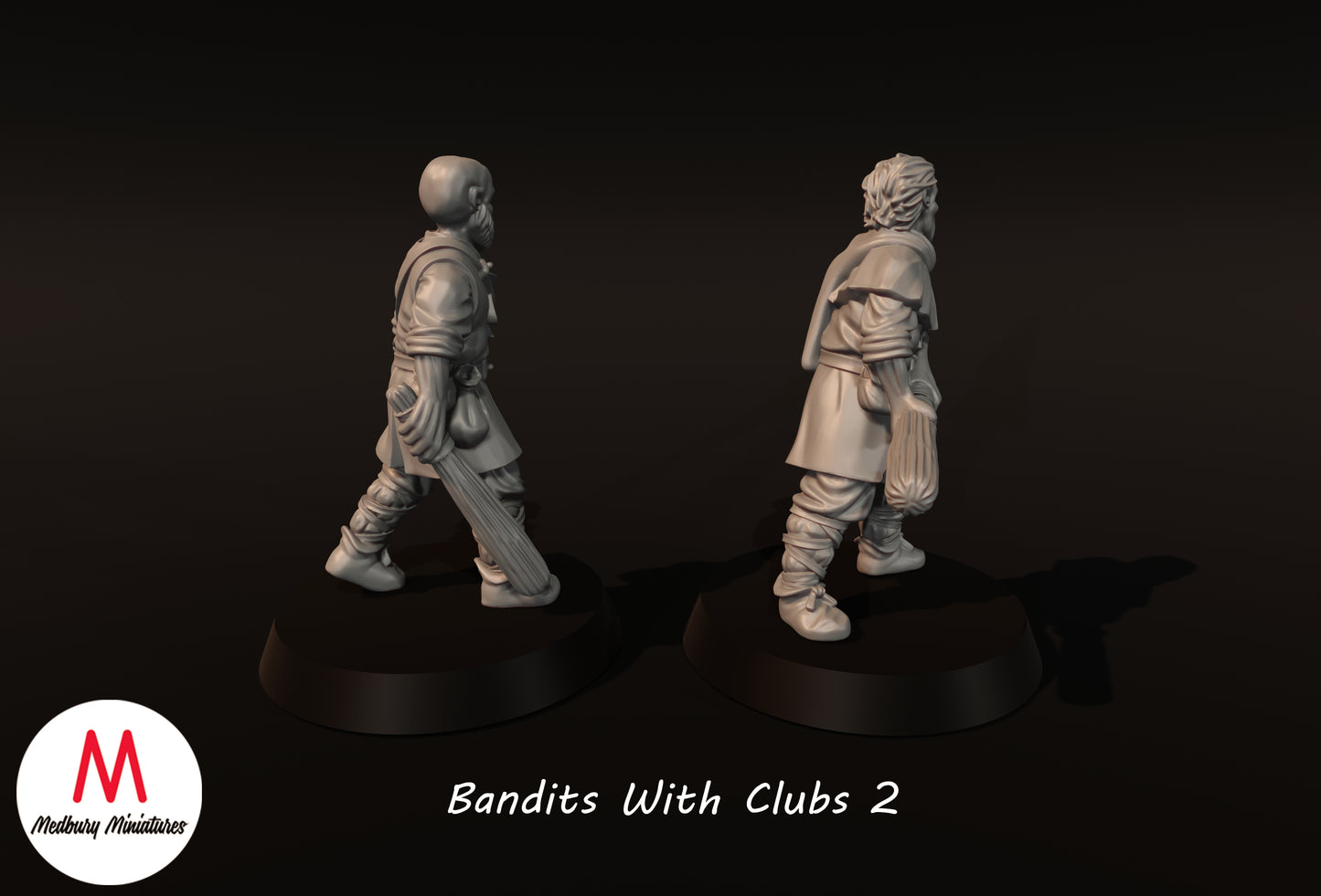 Banditen mit Keulen 2 - Medbury Miniatures