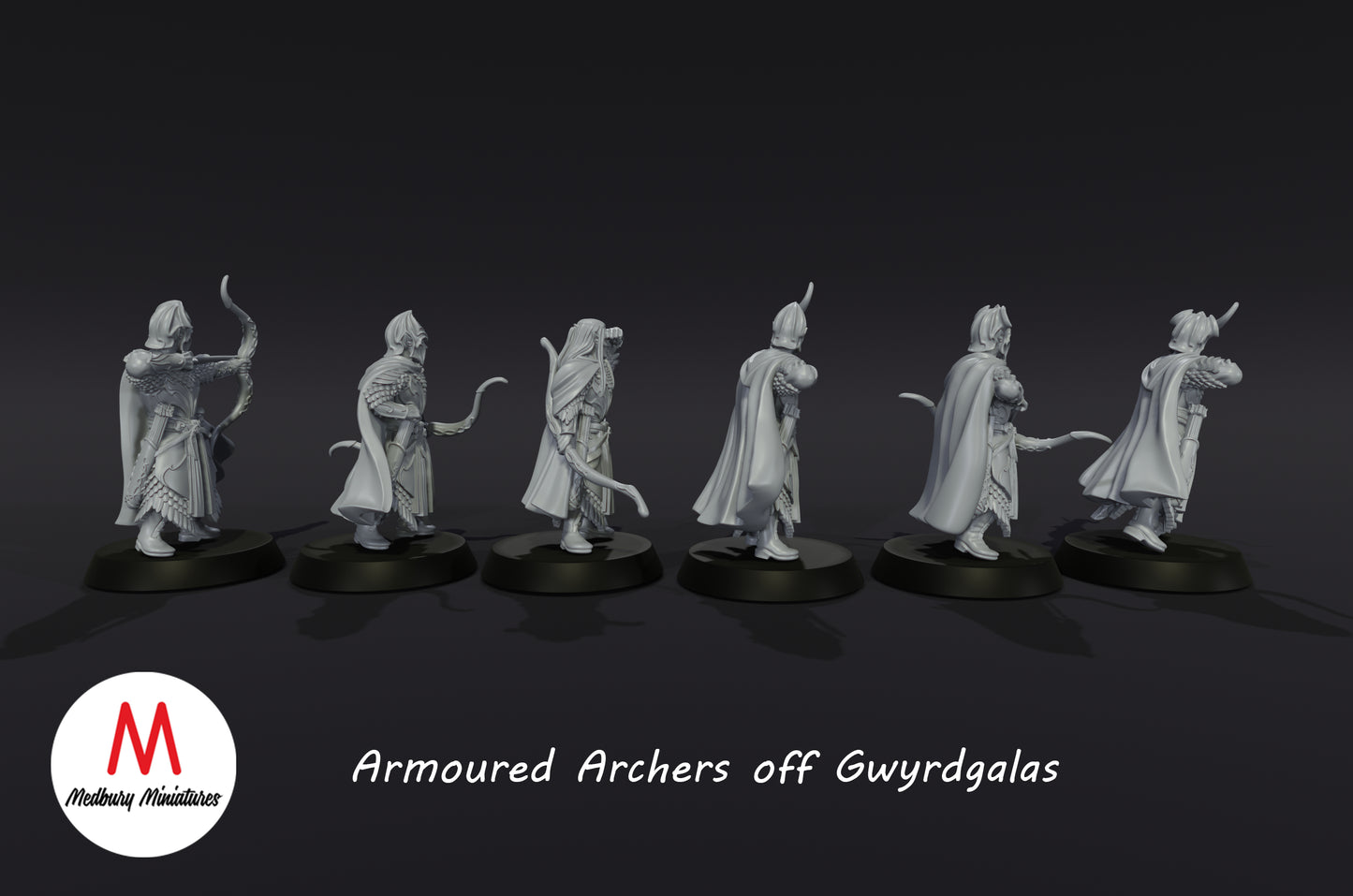 Archers en armure de Gwyrdgalas - Medbury Miniatures