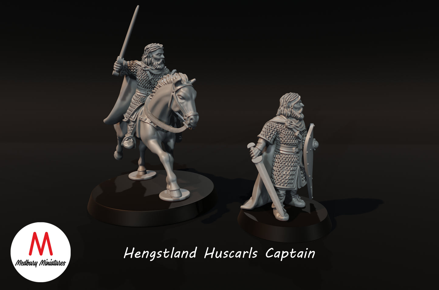 Capitaine Huscarl Hengstland - Miniatures Medbury