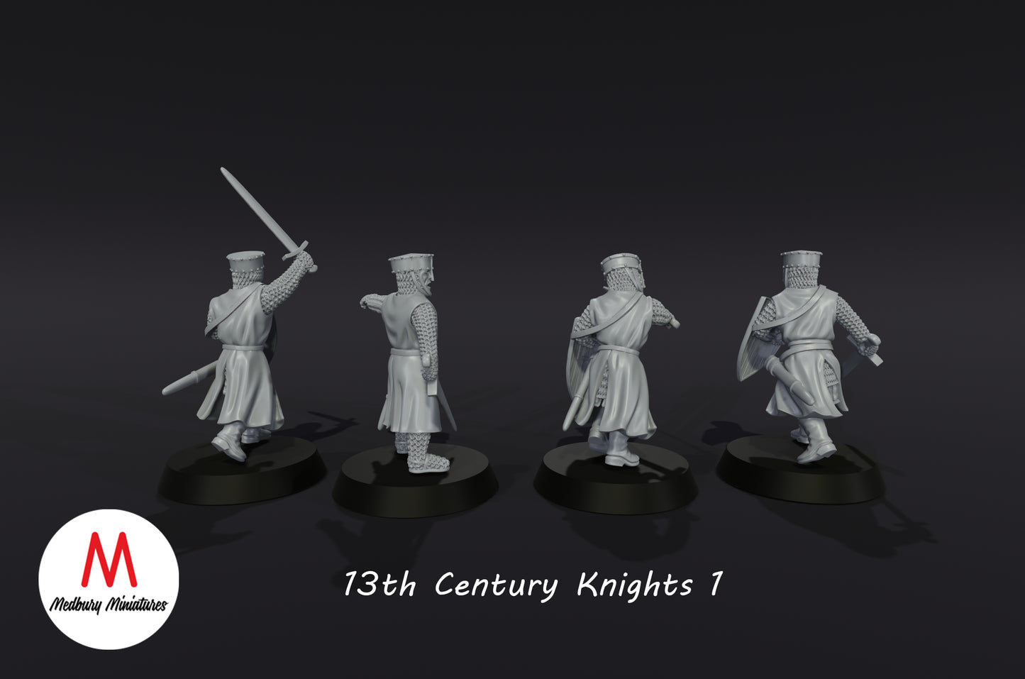 13th Century Knights 1 - Medbury Miniatures