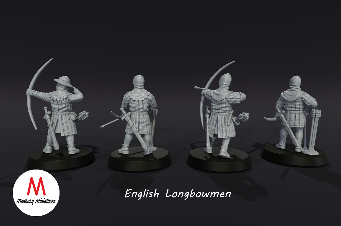 Archers longs anglais 1 - Medbury Miniatures