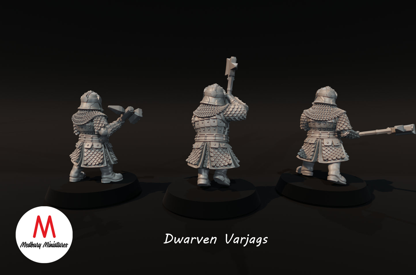 Dwarven Varjags - Medbury Miniatures