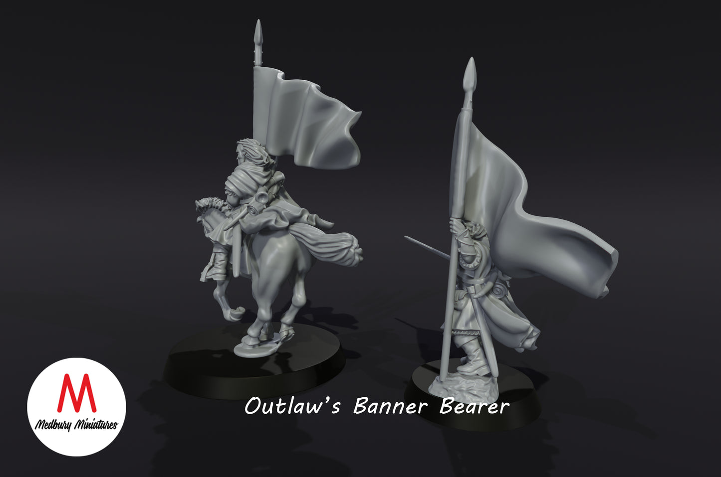 Bannerträger der Outlaws - Medbury Miniatures