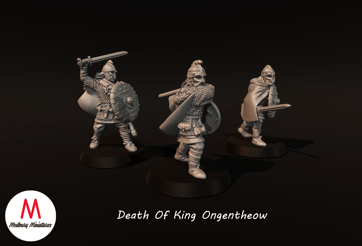 Tod von König Ongentheow - Medbury Miniatures