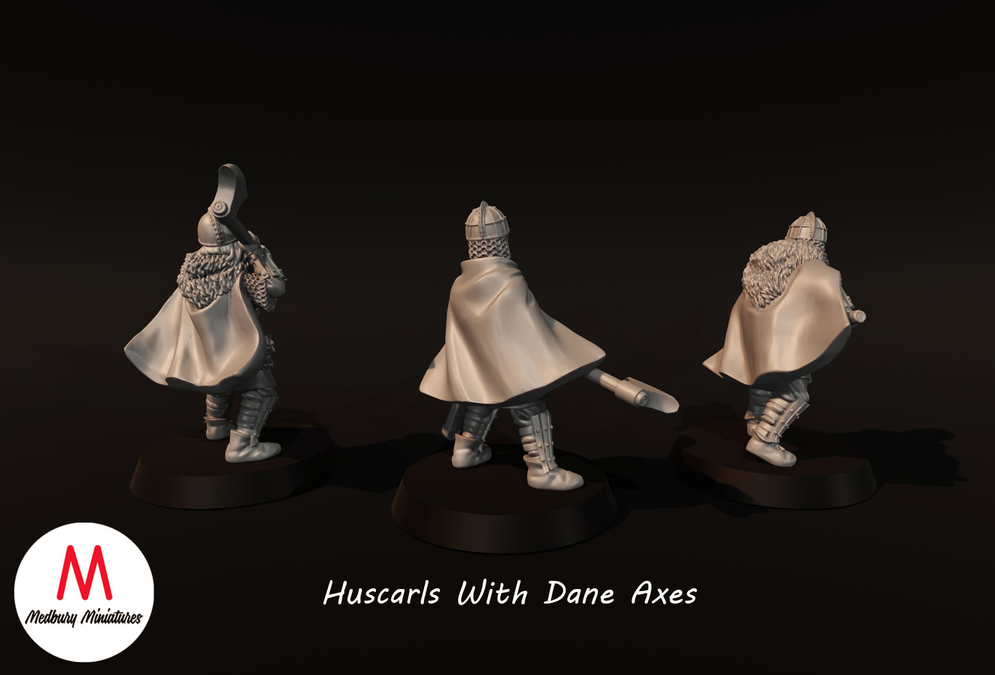 Huscarls mit Dänenaxt - Medbury Miniatures