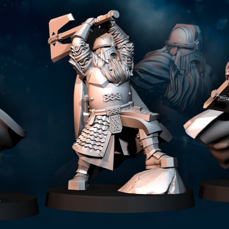 3x Kalak Dwarf King Guard - Davale Games