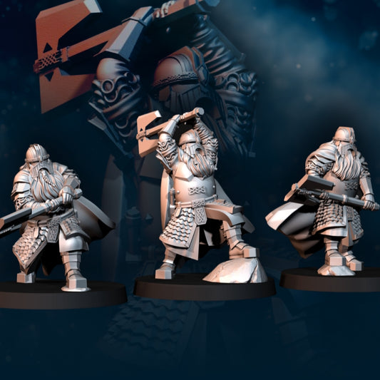 3x Kalak Dwarf King Guard - Davale Games