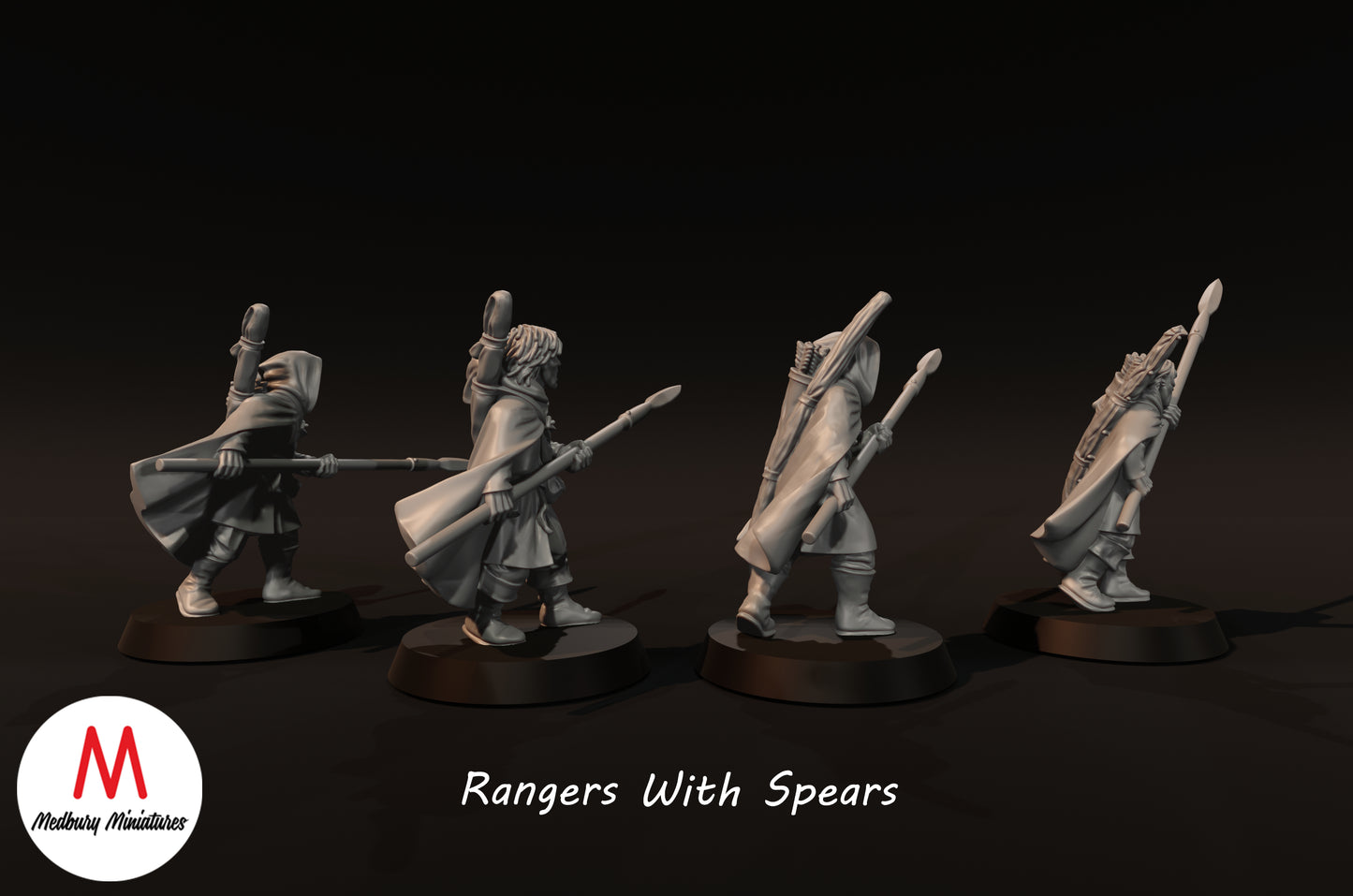 Rangers With Spears - Medbury Miniatures