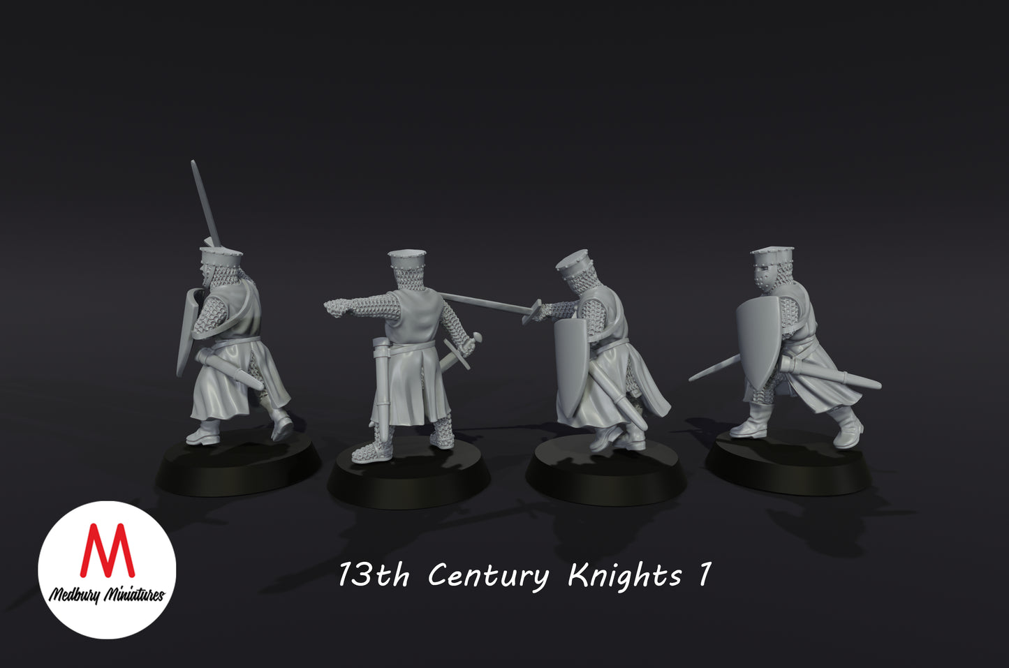 13th Century Knights 1 - Medbury Miniatures